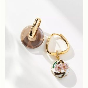 NWT Anthropologie Heritage Mixed Drop Earrings